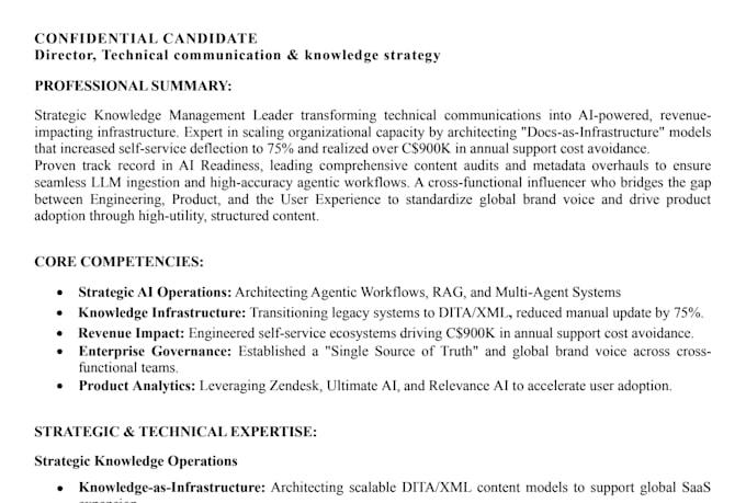 write your mid level manager resume  for career growth